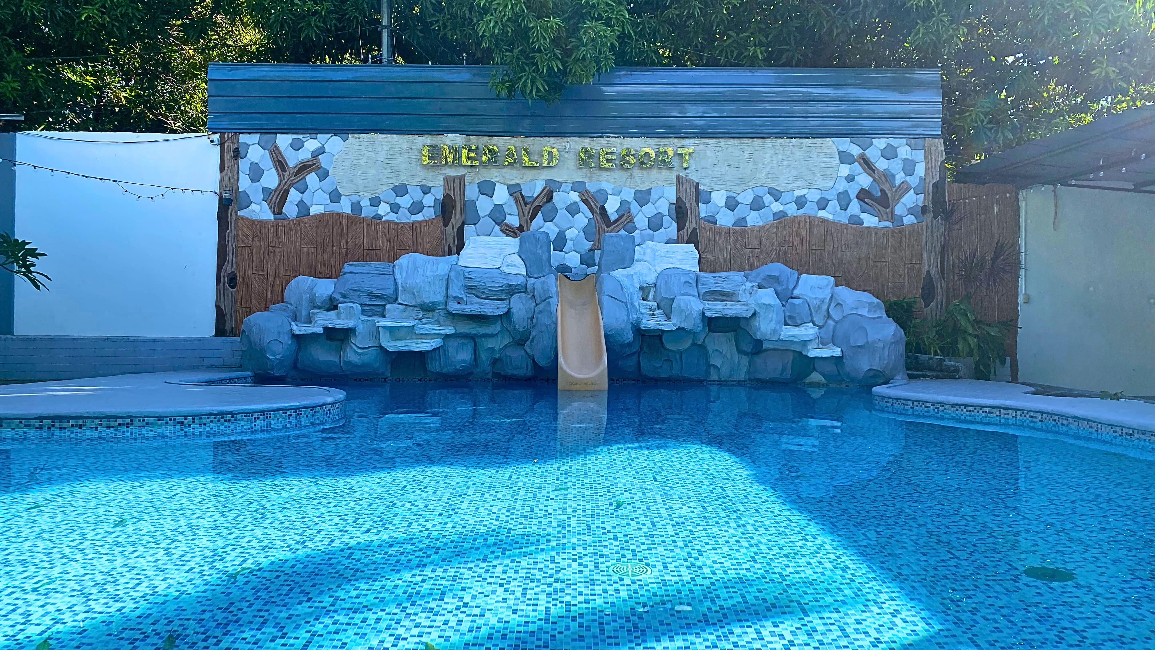 Event area inside Emerald Resort near swimming pool good for birthday party and year end party